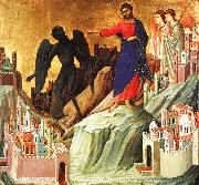Temptation on the Mount Duccio di Buoninsegna
